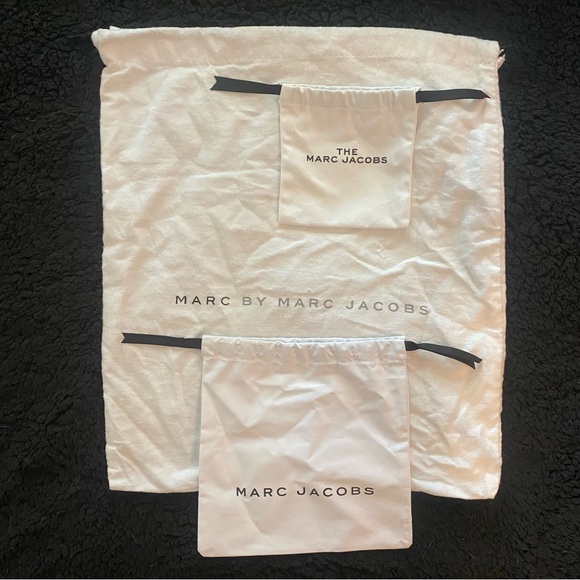 Marc Jacobs White and Black Dust Bag Trio - Picture 1 of 6